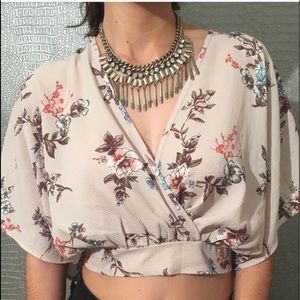 Active USA | Floral Print Crop Top